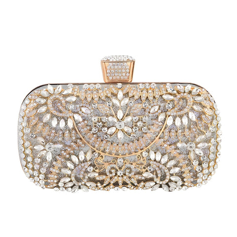 The Ophelia Sequin Clutch Purse - Multiple Colors Hypersku Silver 
