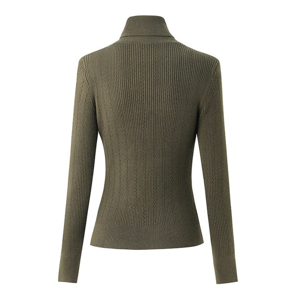 The Leander Long Sleeve Knitted Turtleneck - Multiple Colors 0 SA Styles 