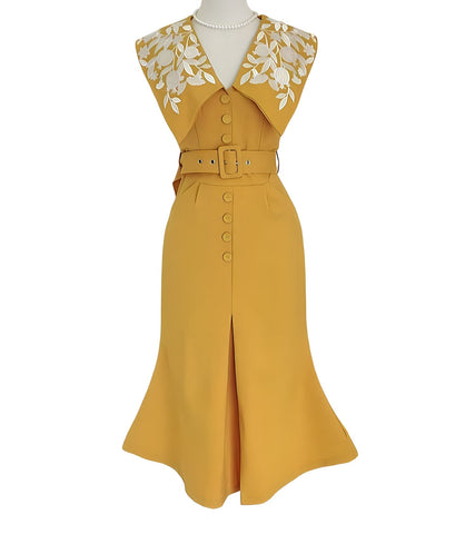 The Ariella Sleeveless Embroidered Dress SA Formal 