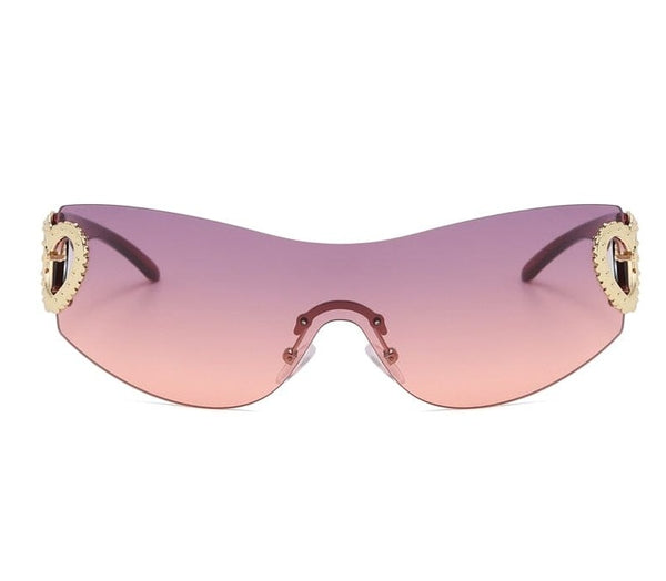 The Lovers Rhinestone Sunglasses - Multiple Colors 0 SA Styles 