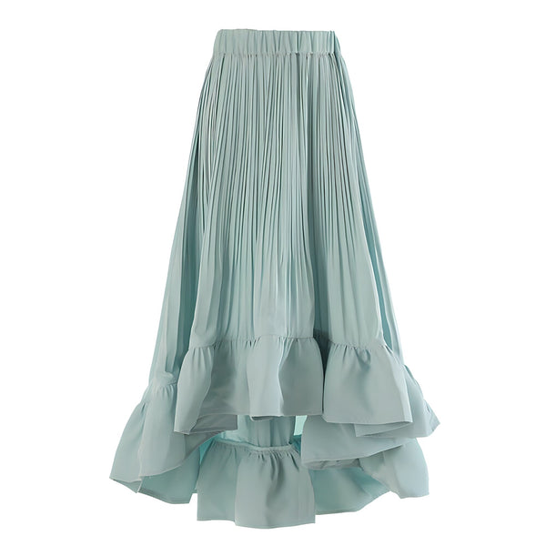 The Isidora High Waist Pleated Skirt - Multiple Colors 0 SA Styles Green S 