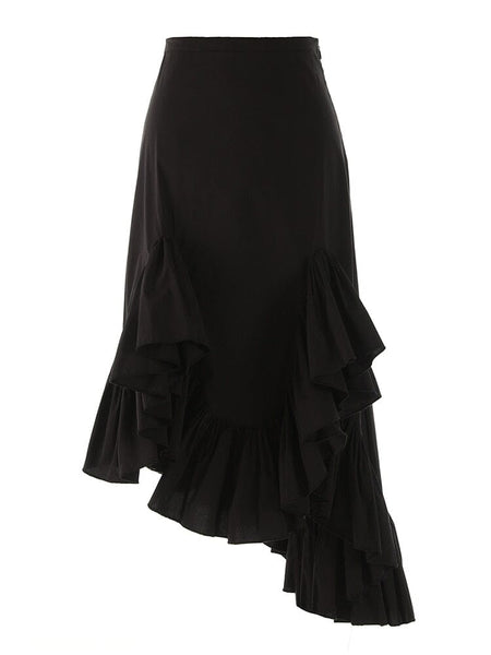 The Blanche High Waist Asymmetrical Skirt - Multiple Colors 0 SA Styles 
