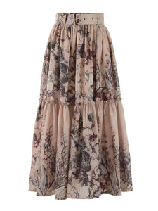 The Miriam High Waist Skirt - Multiple Colors 0 SA Styles Khaki S 