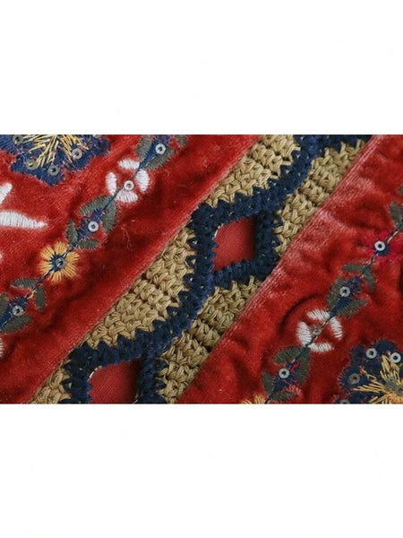 The Aurelia Velvet Embroidered Waistcoat - Multiple Colors SA Formal 
