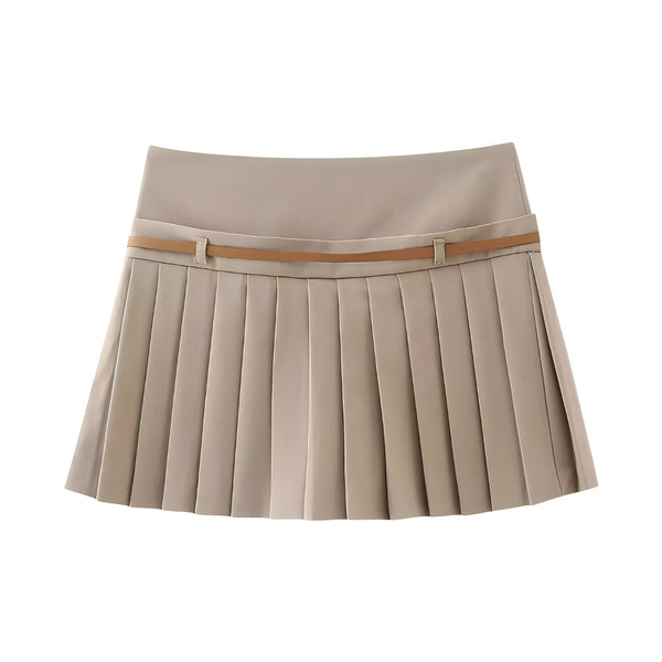 The Adelia High Waist Belted Short Skirt SA Formal 
