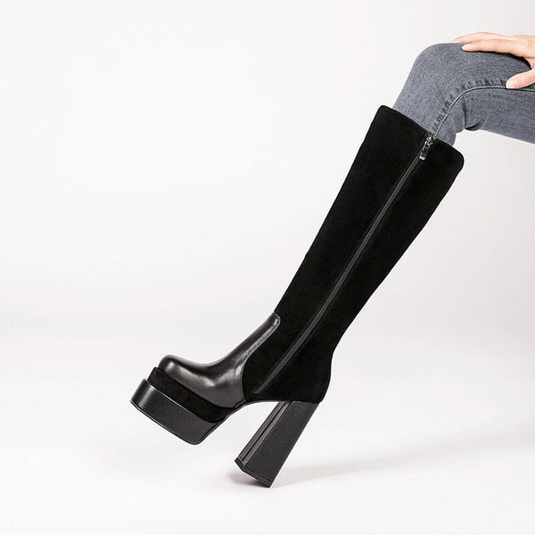 The Esme Platform Knee-High Boots 0 SA Styles 