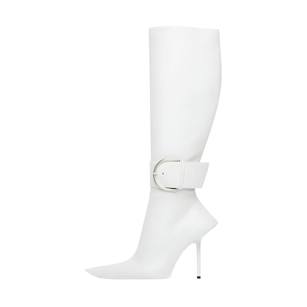 The Devlin Knee-High Boots - Multiple Colors 0 SA Styles White EU 34 / US 4.5 
