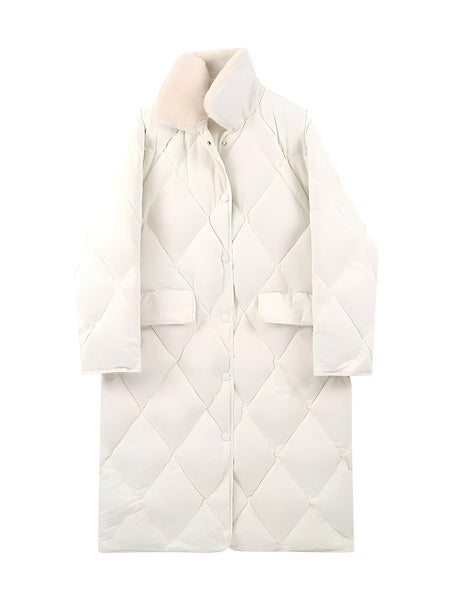 The Anastasia Oversized Winter Overcoat - Multiple Colors 0 SA Styles White One Size 