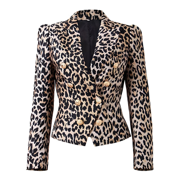 The Leopard Slim Fit Blazer 0 SA Styles S 