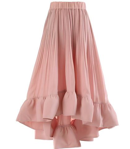 The Isidora High Waist Pleated Skirt - Multiple Colors 0 SA Styles Pink S 