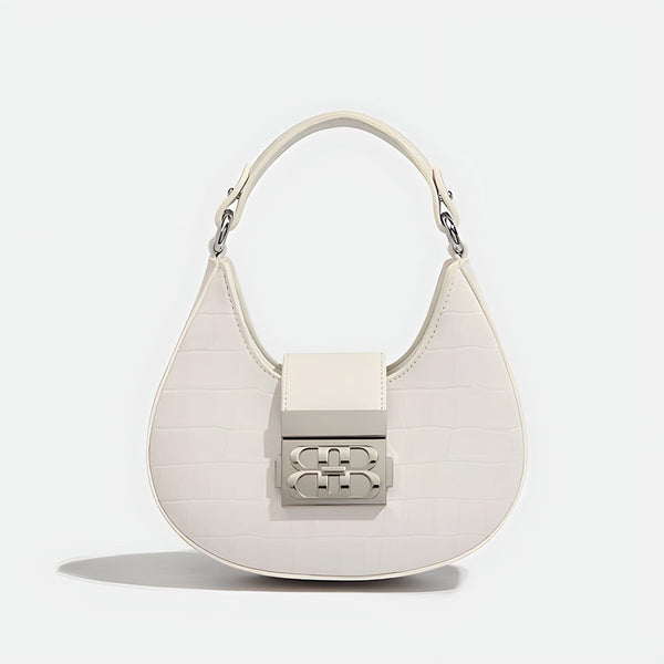 The Crescent Handbag Purse - Multiple Colors 0 SA Styles White 