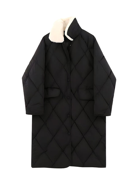 The Anastasia Oversized Winter Overcoat - Multiple Colors 0 SA Styles Black One Size 