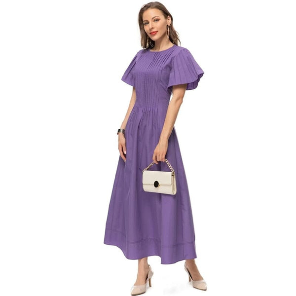 The Lavender Short Sleeve Dress 0 SA Styles 