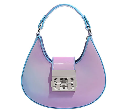 The Crescent Handbag Purse - Multiple Colors 0 SA Styles Purple 