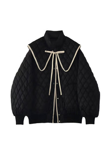 The Sonya Long Sleeve Winter Puffer Jacket - Multiple Colors 0 SA Styles Black S 