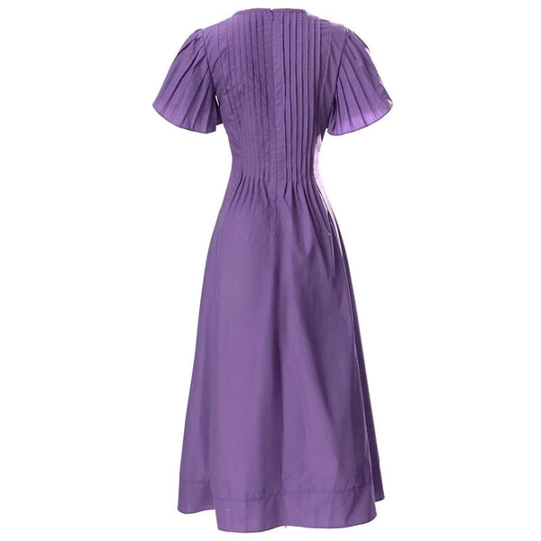 The Lavender Short Sleeve Dress 0 SA Styles 