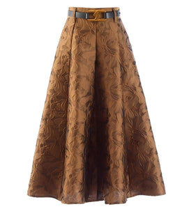 The October High Waist Skirt - Multiple Colors 0 SA Styles Coffee S 