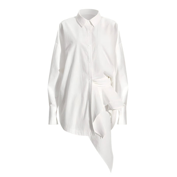 The Ashlyn Ruched Long Sleeve Blouse - Multiple Colors 0 SA Styles White S 