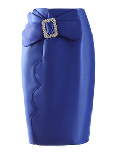 The Debutante High Waist Pencil Skirt - Multiple Colors 0 SA Styles Blue S 