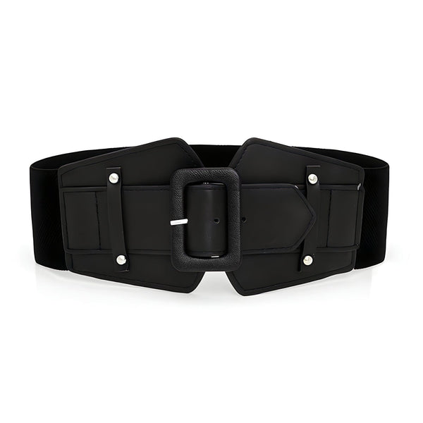 The Melina Faux Leather Waistband Belt - Multiple Colors 0 SA Styles Black 70cm 