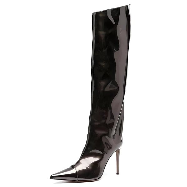The Mirror Knee-High Boots - Multiple Colors 0 SA Styles Black EU 34 / US 4.5 