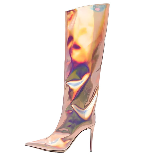 The Mirror Knee-High Boots - Multiple Colors 0 SA Styles Crystal EU 34 / US 4.5 