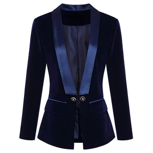 The Camille Velvet Slim Fit Blazer - Multiple Colors – SA Styles