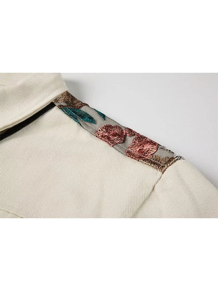 The Renaissance Long Sleeve Embroidered Jacket 0 SA Styles 