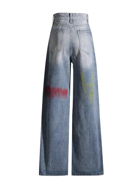 The Pastel High-Waisted Distressed Denim Pants 0 SA Styles 