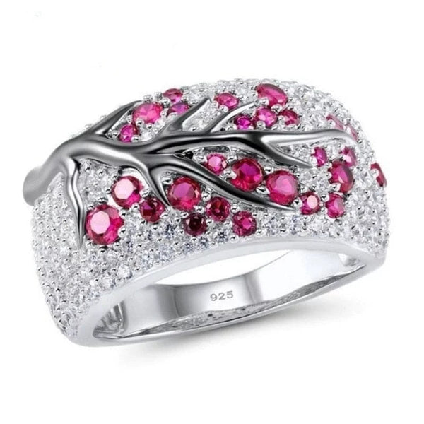 The Plum Blossom Band Ring 0 SA Styles 5 