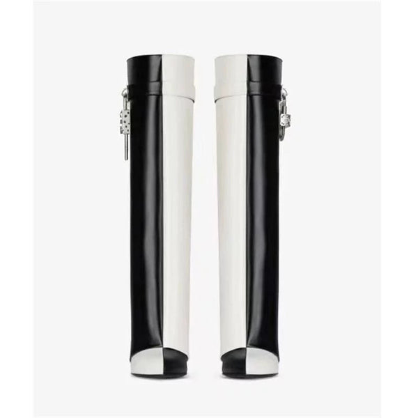 The YinYang Cuffed Knee-High Boots 0 SA Styles 