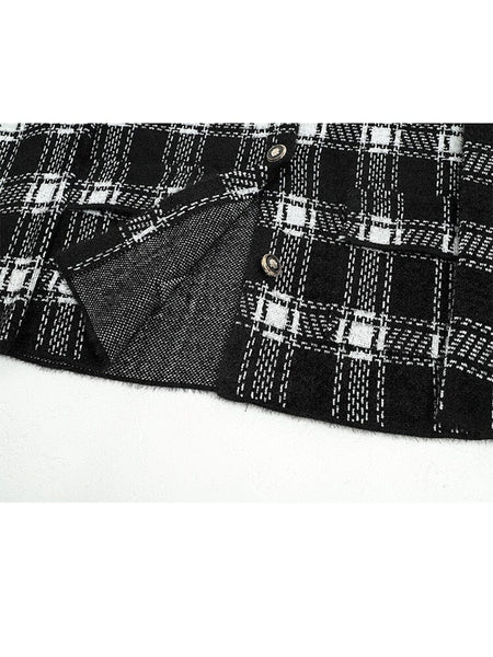 The Betsy Long Sleeve Plaid Winter Coat - Multiple Colors 0 SA Styles 