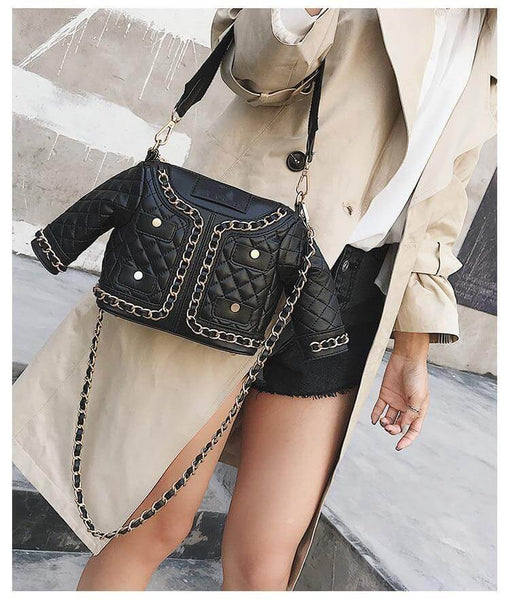 The "Cynthia" Quilted Faux Leather Handbag Purse Luke + Larry 