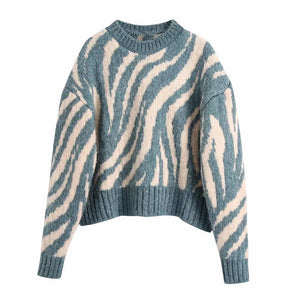 The Tigress Long Sleeve Pullover Sweater SA Studios M 