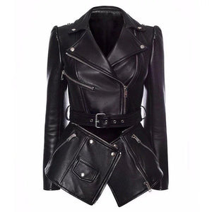 The Milan Faux Leather Moto Jacket O'DRESSY Store S 